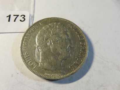 Currency - France - 5 Francs Louis-Philippe,...