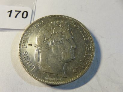 Currency - France - 5 Francs Louis-Philippe,...