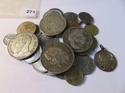 Coins + Medal - Lot of 28 various coins of...