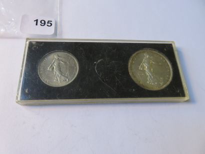 Coins Essays - France - Box of 2 Essays,...