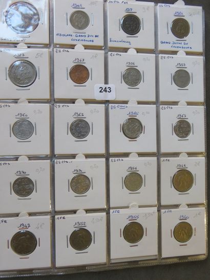 Coins - Luxembourg - Collection of 80 coins...