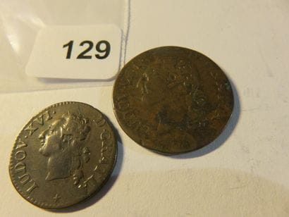 Royal Coins - Louis XVI - Lot of 2 copper...