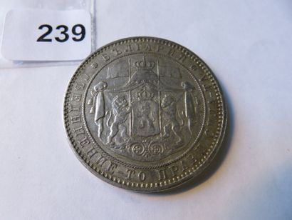 Currency - Bulgaria - 5 Leva 1885 (silver,...