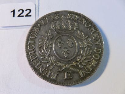 Royal Coinage - Louis XV - Ecu with olive...