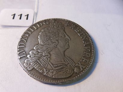 Royal Coinage - Louis XIV - Ecu with insignia...