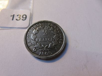 Currency - France - 2 Francs Napoleon I,...