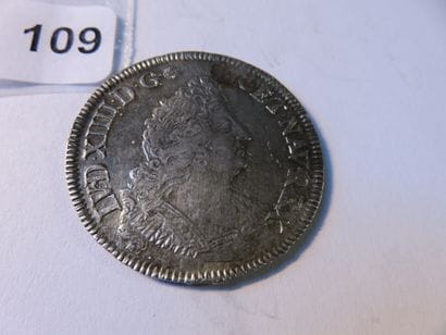 Royal Coinage - Louis XIV - Half shield with...