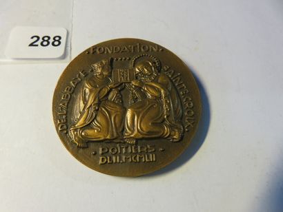 Medal - Abbey of Sainte-Croix de Poitiers...