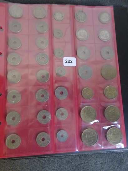 French and Colonial Coins - Lot of 209 coins...