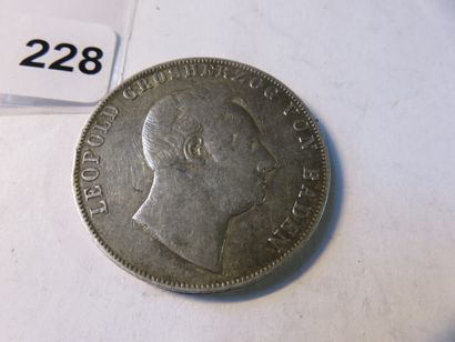 Currency - Baden (German State) - 2 Gulden...