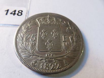 Currency - France - 5 Francs Louis XVIII...