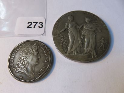 Token and Medal - Token Louis XIV Batiments...