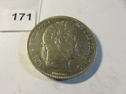 Currency - France - 5 Francs Louis-Philippe,...
