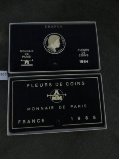 Coins - France - Lot of 2 x Series FDC 1984...