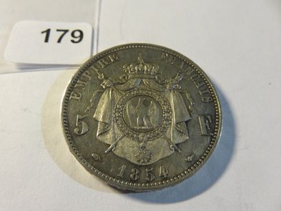 Currency - France - 5 Francs Napoleon III,...