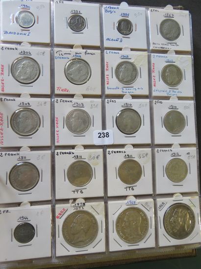 Coins - Belgium - Collection of 425 coins...