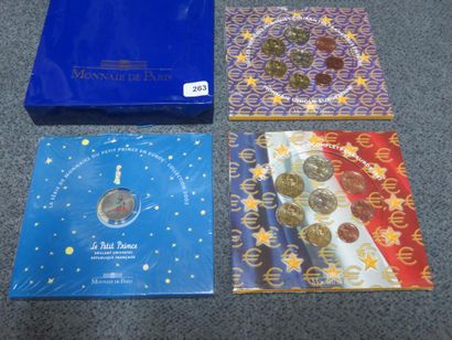 Euro Coins - France - Lot of 3 x Euro Series...