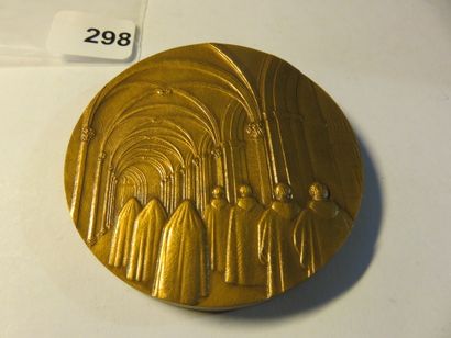 Medal - Abbaye du Bec Hellouin (27), by Claude...