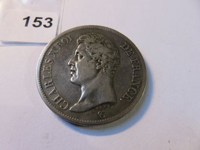Currency - France - 5 Francs Charles X, 1st...