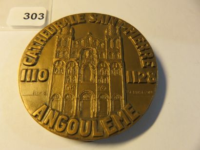 Medal - Cathedral Saint-Pierre d'Angoulème...