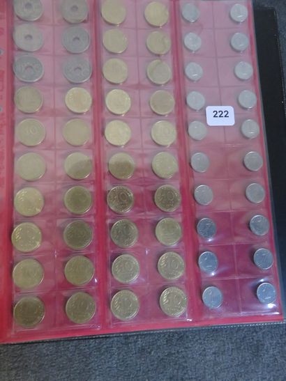 French and Colonial Coins - Lot of 209 coins...