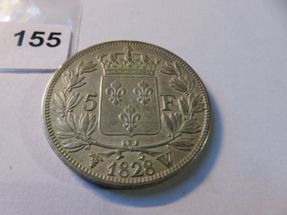 Currency - France - 5 Francs Charles X, retouching...
