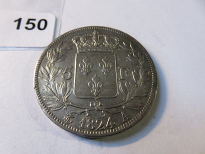 Currency - France - 5 Francs Louis XVIII...