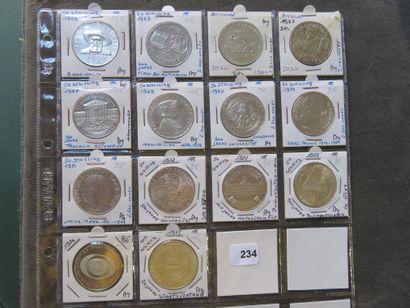 Coins - Austria - Collection of 14 x 50 Schilling...
