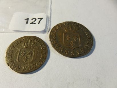 Royal Coins - Louis XV - Lot of 2 copper...