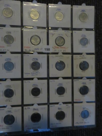 Coins - France - Collection of 40 x 1/2 Franc...