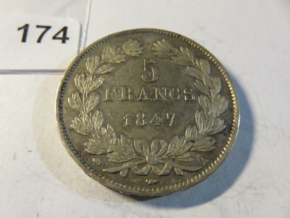 Currency - France - 5 Francs Louis-Philippe,...