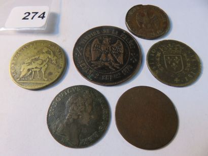 Tokens and Medals - Lot of 6, including 4...
