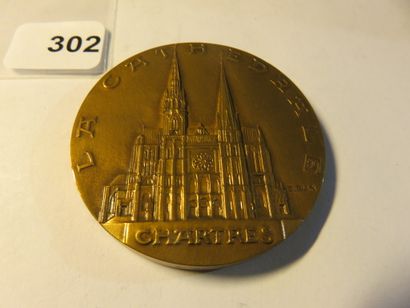 Medal - The Cathedral of Chartres (28), by...