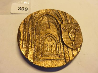 Medal - Abbey of Noirlac (18), by Claudine...