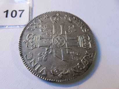 Royal Coinage - Louis XIV - Ecu with 8 L,...