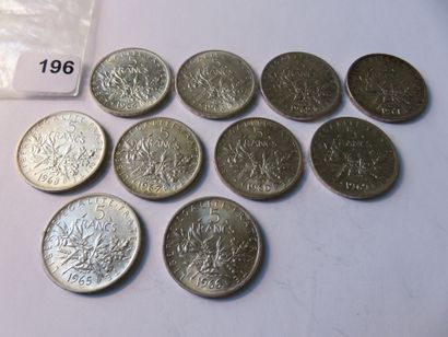 Coins - France - Complete collection of 10...