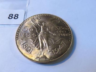 Gold coins - Mexico - 50 Pesos 1947 SUP to...