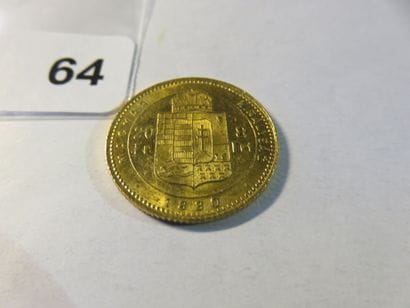 Gold coin - Hungary - 20 Forint / 20 Francs...
