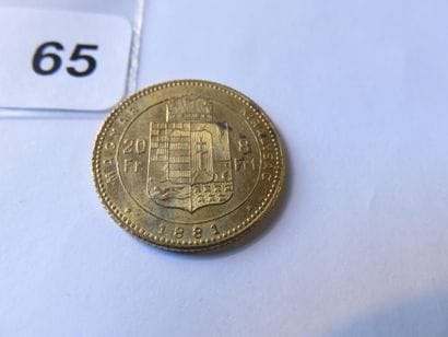 Gold coin - Hungary - 20 Forint / 20 Francs...