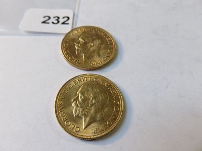 Monnaies or - Afrique du Sud - Lot de 2 x...