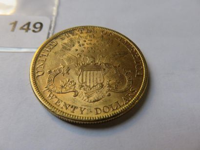 Gold coin - USA - 20 Dollars Liberty crowned...