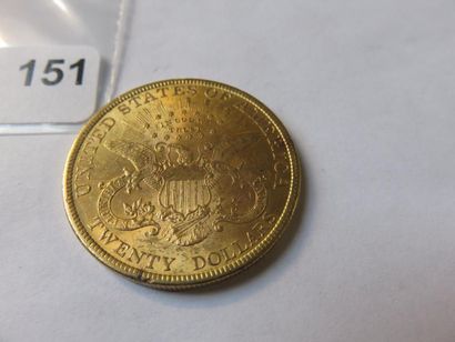 Gold coin - USA - 20 Dollars Liberty crowned...