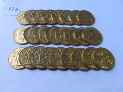 Gold coins - United Kingdom - Lot of 25 x...