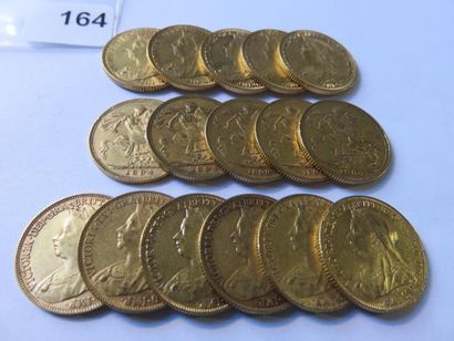 Gold coins - Colonial Australia - Lot of...