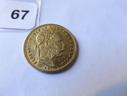 Gold coin - Hungary - 20 Forint / 20 Francs...