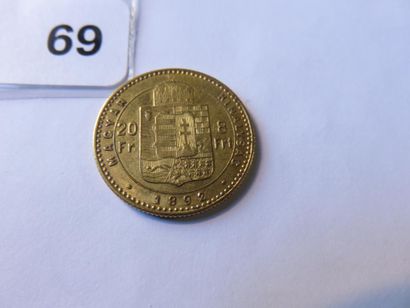 Gold coin - Hungary - 20 Forint / 20 Francs...