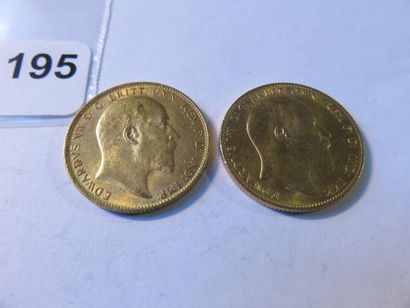 Gold coins - Australia - Lot of 2 x Sovereign...
