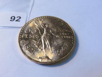 Gold coins - Mexico - 50 Pesos 1947 SUP to...