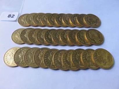 Gold Coins - Italy - Lot of 30 x 20 Lire...