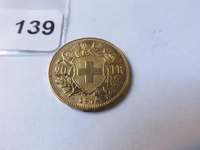 Gold coin - Switzerland - 20 Francs Vreneli...
